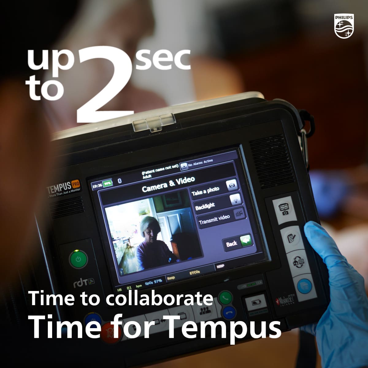 Up to 2 secs Time to collaborate, Time for Tempus