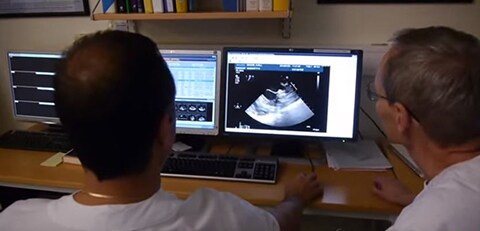 Video of an overview of  Xcelera multimodality cardiology image management, analysis and reporting solution for the Skåne region, sweden