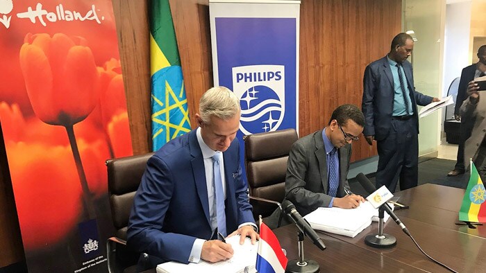 Philips and the governments of Ethiopia and the Netherlands sign seven-year agreement to build Ethiopia’s first specialized Cardiac Care Center